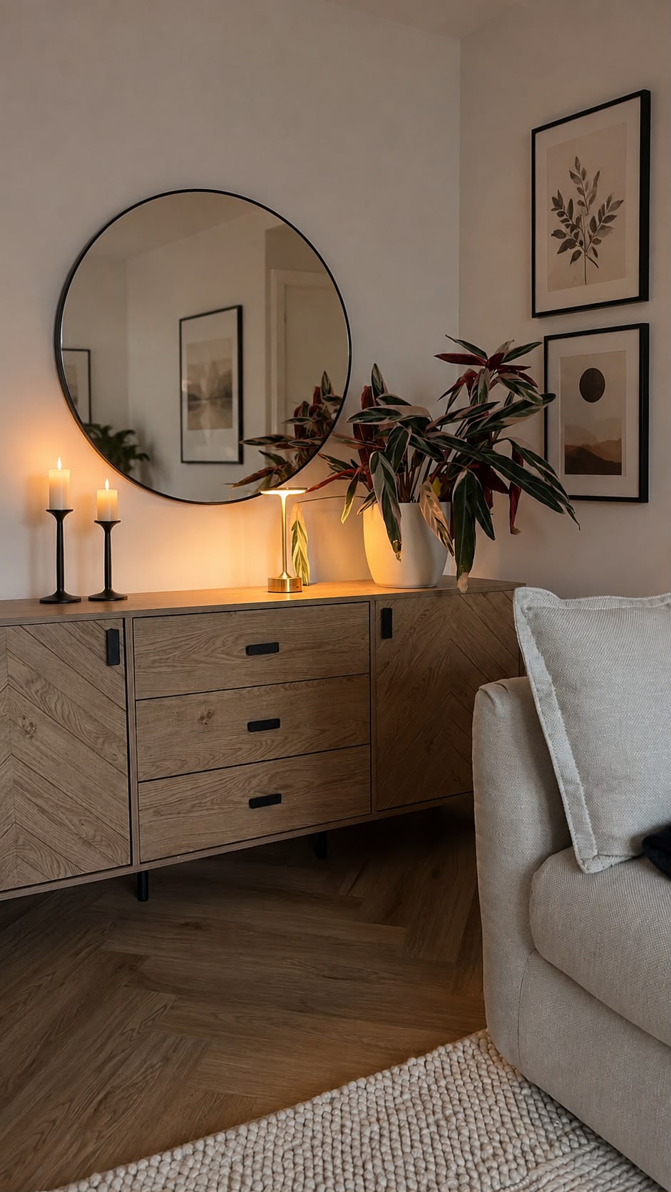 A restyled living room by The Fresh Space Co.